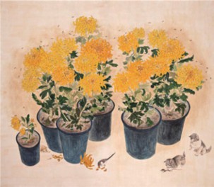 관계의 오류 193.9x224.2cm Color on korean paper 2014