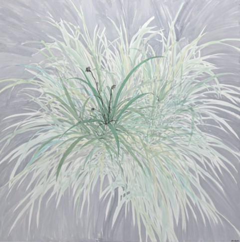 당신의 빈자리 72.7x72.7cm 종이에 수묵 담채 2022