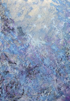 116.8x80.3cm 알루미늄 패널에 분채 2024